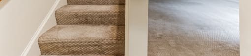 Two Bedroom Open Floor Plan with stairs. at Dillsburg Heights Apartments, Dillsburg, Pennsylvania