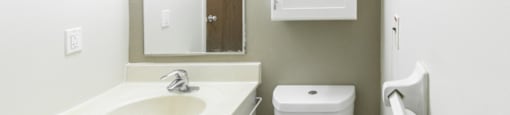 Updated Finishes In Bathroom. at Summerhill Glen, Massachusetts, 01754