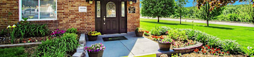 the entrance to our office building