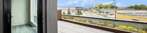 234 Market Apartments Outdoor Patio Lounge With View