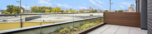 234 Market Apartments Outdoor Patio Lounge With View