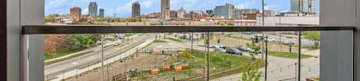 234 Market Apartments Outdoor Patio Lounge With View