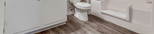A white bathroom