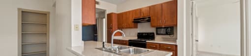 our apartments offer a kitchen