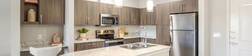 The Inn At Westover Hills Model Apartment Kitchen