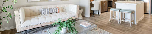 The Inn At Westover Hills Model Apartment Living Room