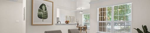 Renovated Style 2 Living Dining Area Staged