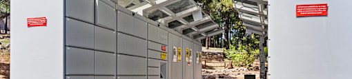 Parcel Lockers for package delivery.