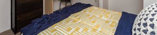 Comfortable Bedroom With Accessible Closet at Highland Village Apartments, Flagstaff, AZ