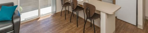 Clubhouse Kitchen at Highland Village Apartments, Arizona, 86001