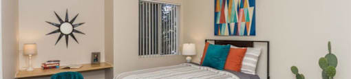 Beautiful Bright Bedroom at Highland Village Apartments, Flagstaff, AZ