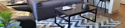 Living Room With Dining Space at Highland Village Apartments, Arizona, 86001