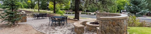 Outdoor Grill With Intimate Seating Area at Highland Village Apartments, Flagstaff