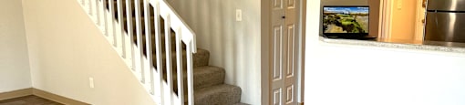 Open concept living with tons of natural lighting