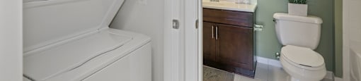 Washer and Dryer at Aurora Apartments In Maryland
