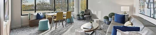 Resident Lounge Area at Aurora Apartments,  North Bethesda, MD 20852