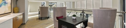 Spacious Resident Lounge with Business Center at Aurora, Maryland 20852