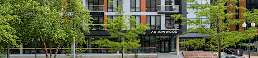 Exterior View of Arrowwood Apartments in North Bethesda