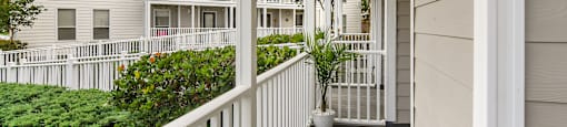 the outlook of a balcony at the preserve at polk apartments  at Lakeshore Pointe Apartment Homes, Brandon