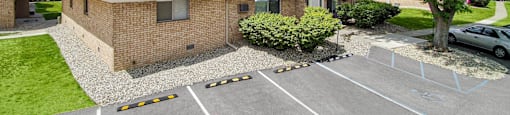 our apartments offer a parking lot for your car