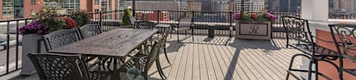Rooftop Seating at Renaissance at the Power Building, Cincinnati, OH, 45202