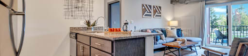 Kitchen views  at Latitude at South Portland Apartment, Maine, 04106