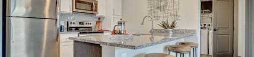 Stainless Steel Appliances with luxury Finishesat Latitude at South Portland Apartment, Maine, 04106