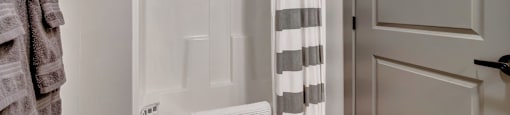 Garden Tub and Shower Comboat Latitude at South Portland Apartment, Maine, 04106