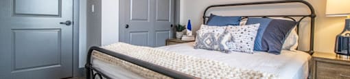 Guest Bedroomat Latitude at South Portland Apartment, Maine, 04106