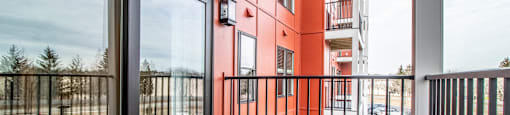 Private Balcony or Patio at Latitude at South Portland, Maine