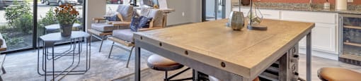 Resident Lounge at Latitude at South Portland Apartment, Maine, 04106