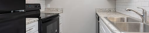 2BR, 2BA - 1000SF Upstairs Renovated - Kitchen at Tiffany Square, North Carolina, 27804