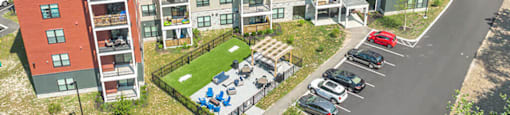 Building exterior at Latitude at South Portland, Maine, 04106