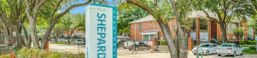 Our eye-catching monument sign welcomes you home to Old Shepard Place—where comfort, charm, and convenience come together.