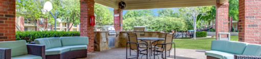outdoor, covered, social area