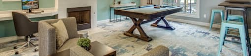 Resident Lounge with pool table