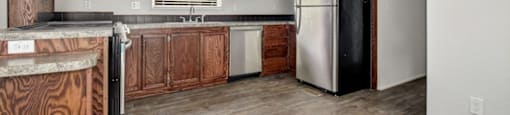 Easy access to kitchen with small hallway at Forest Vista, La Porte, TX 77571