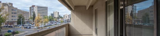 Large balconies with great views.  Thumbnail click to zoom.