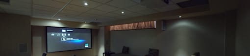Theatre room with seating