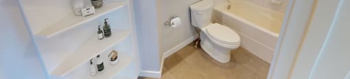 Bathroom with tub