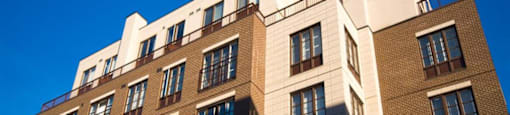 Side view exterior of the building.  Thumbnail click to zoom.