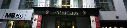 Welcome to Le Demetrius centrally located in Downtown Montreal.  Thumbnail click to zoom.