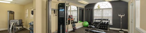 the preserve at ballantyne commons fitness room
