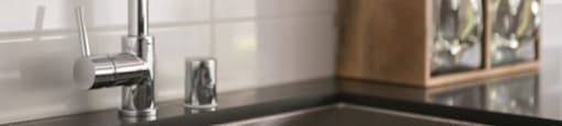 Railroad tile back splash