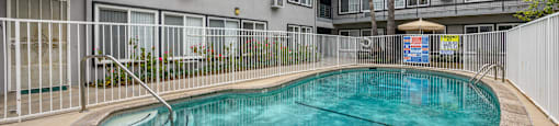 pool area at the callaway house austin