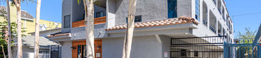 Front of building