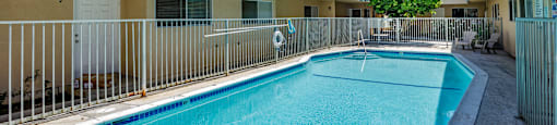 our apartments have a large pool for residents to enjoy