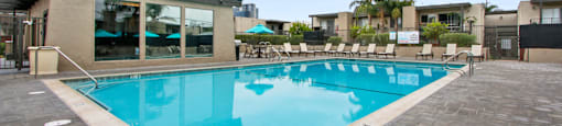 Updated Pool in Santa Ana