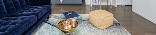 a bedroom with a bed and a desk in a room