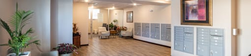 living room Summit on Woodman apartments